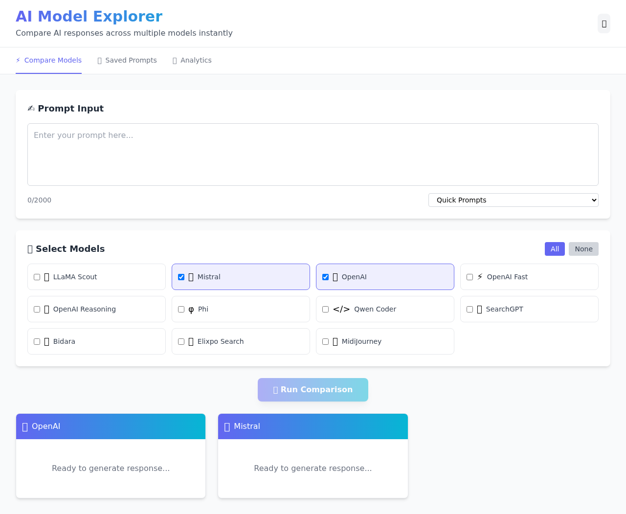 aimodelexplorer app
