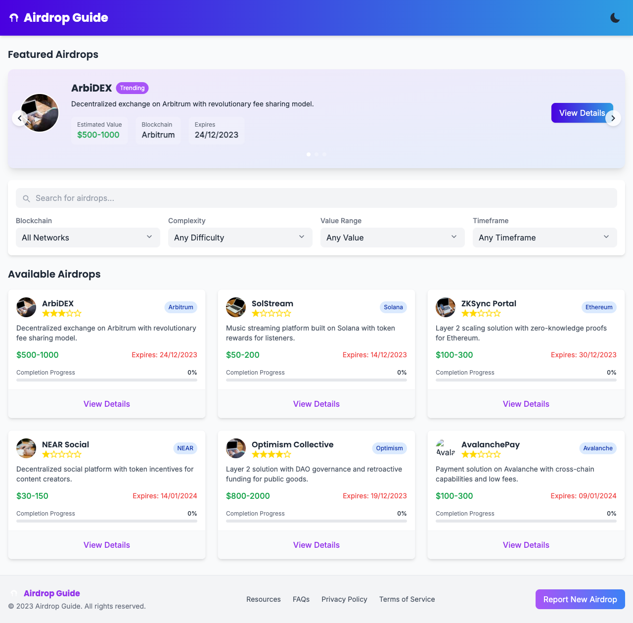 airdrophunt app