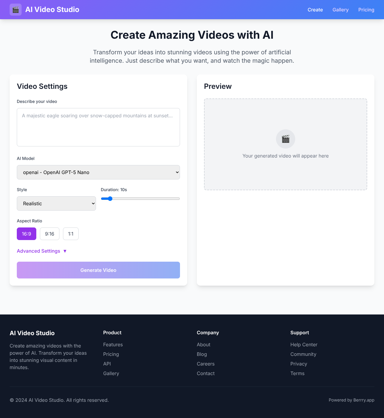 aivideostudio app