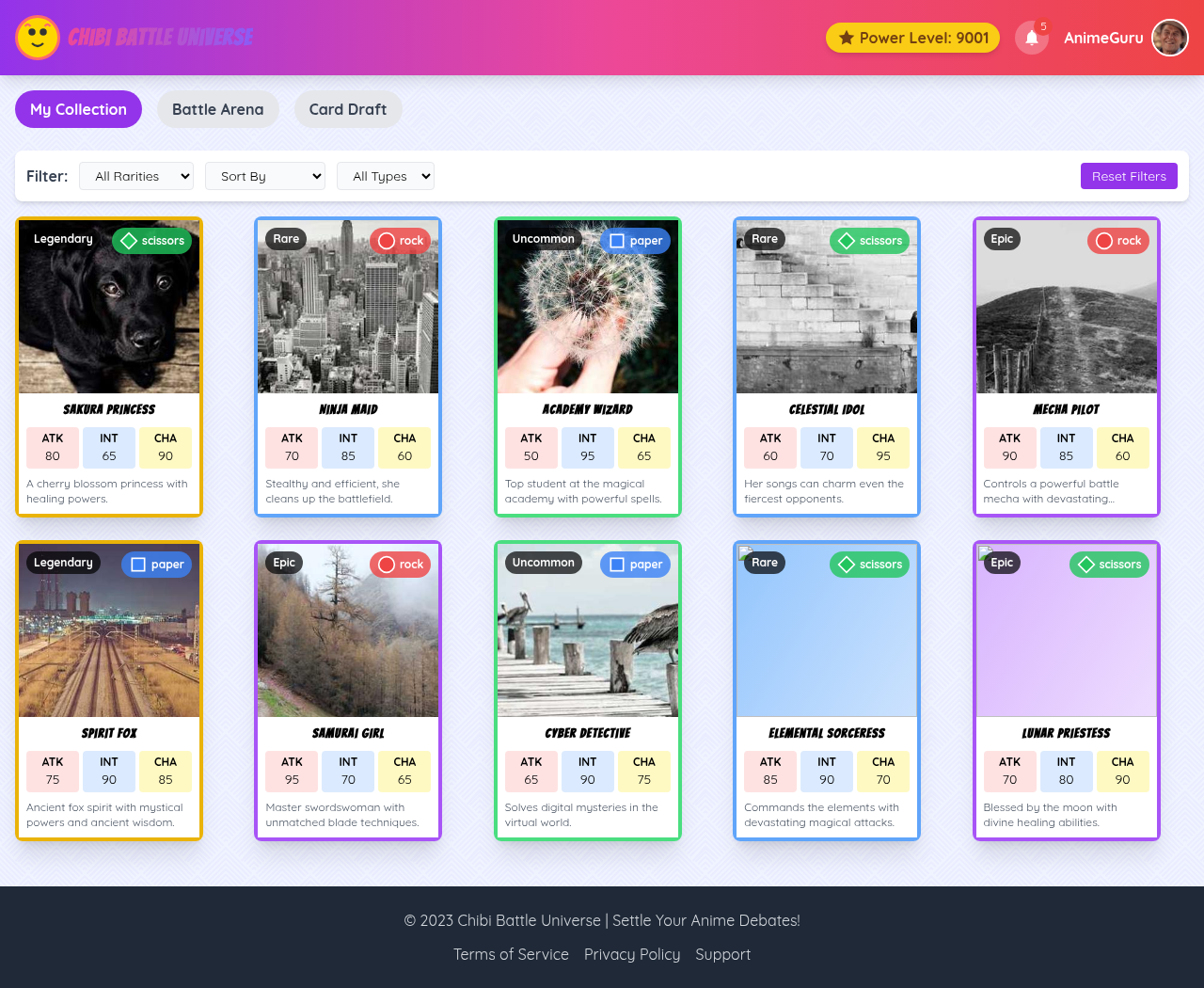 animecard app