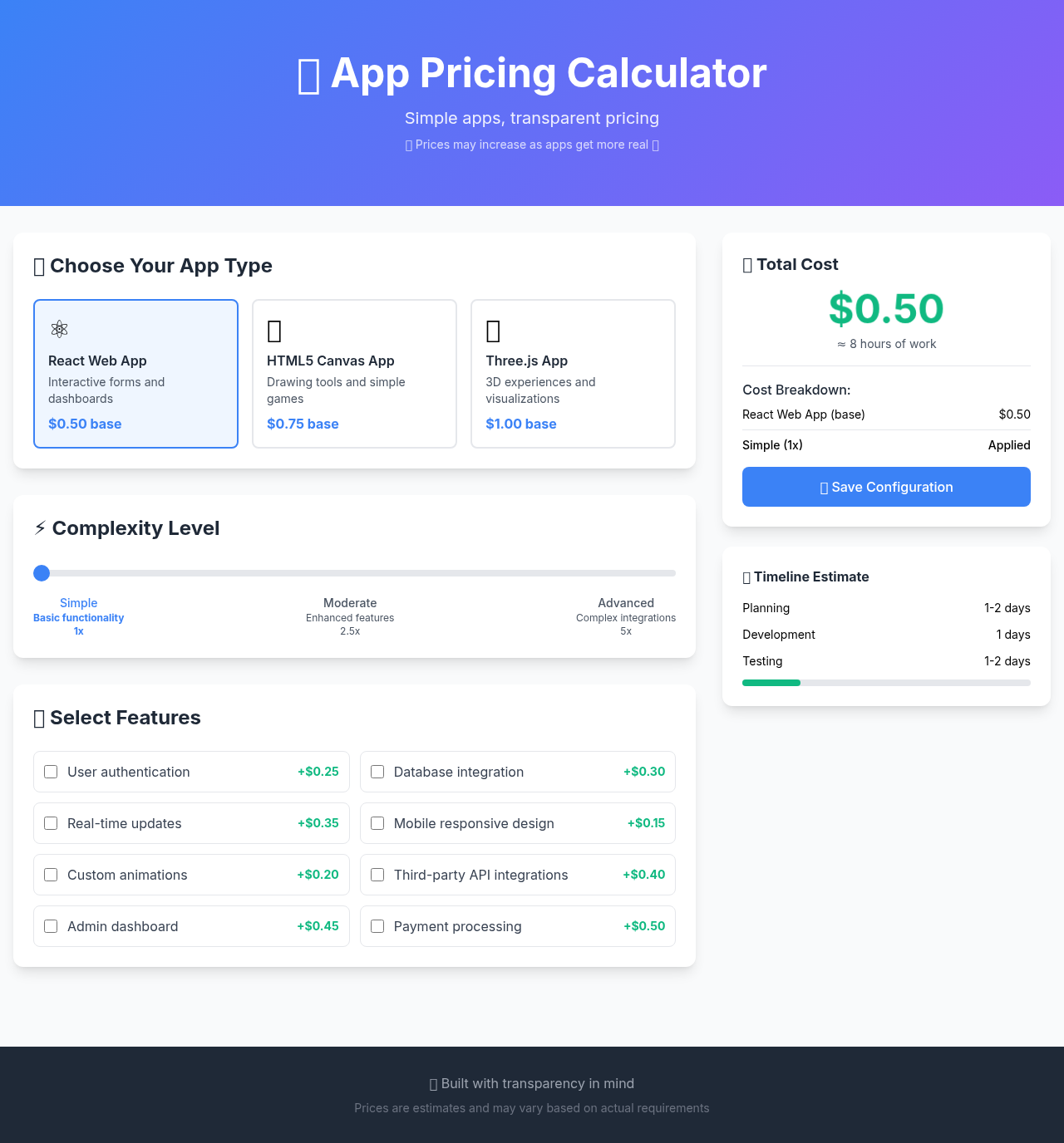 appcalc app