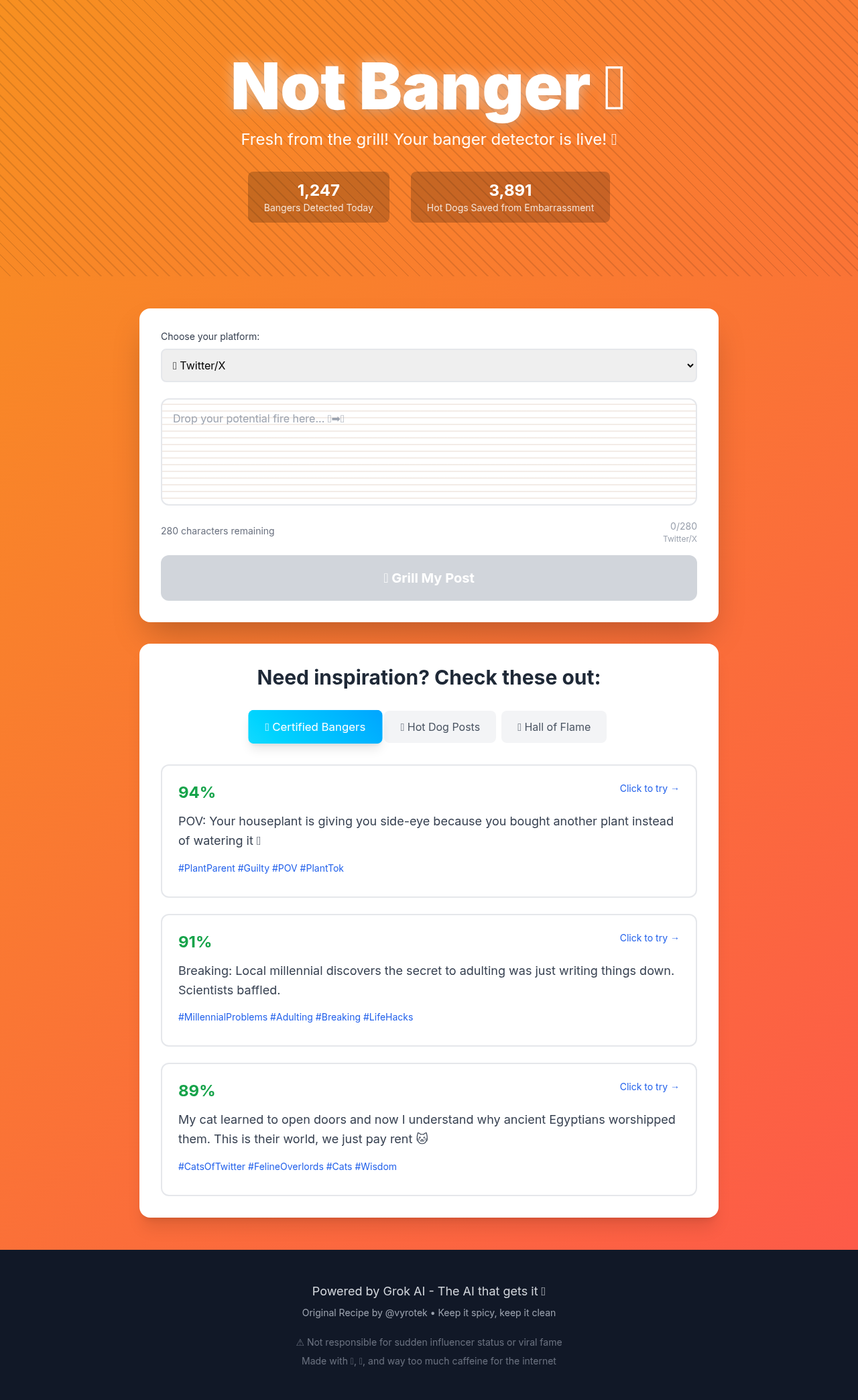bangercheck app