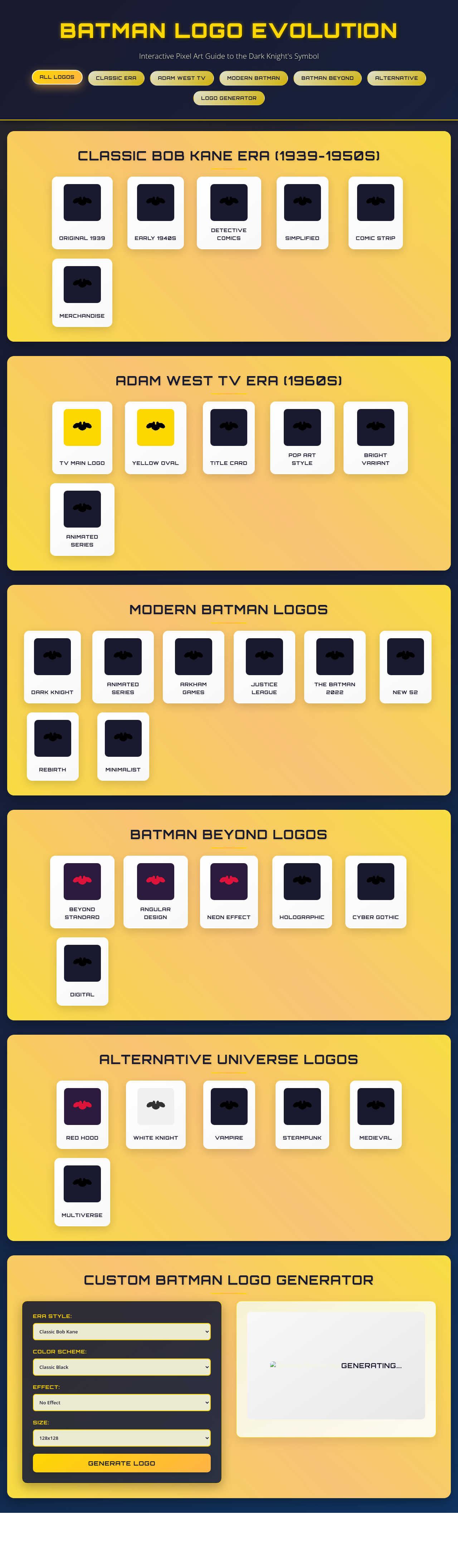 batmanlogos app