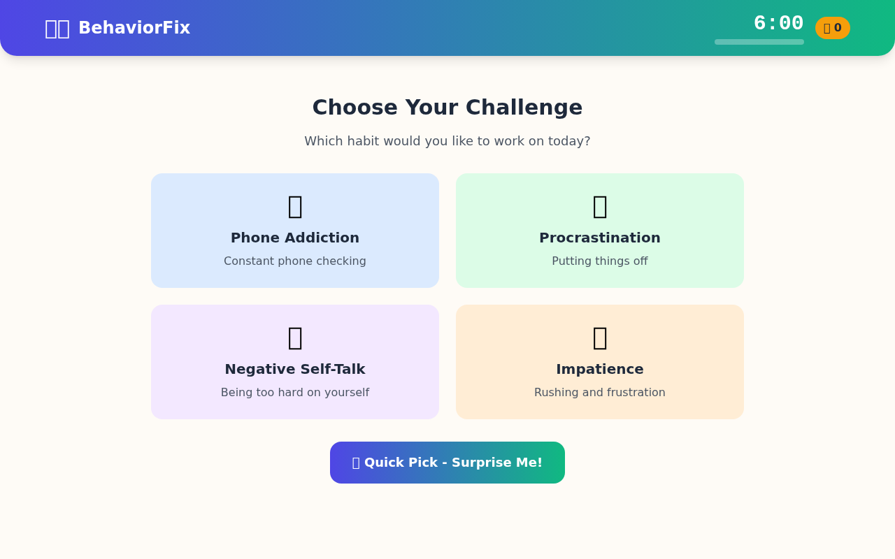 behaviorfix app