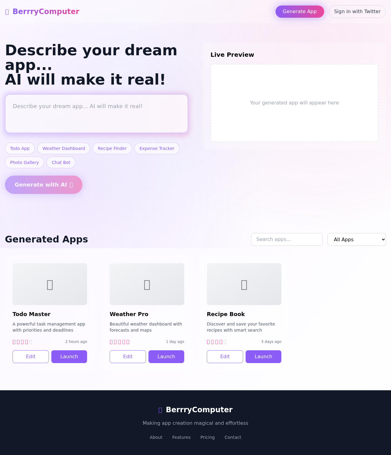 berrrycomputer app