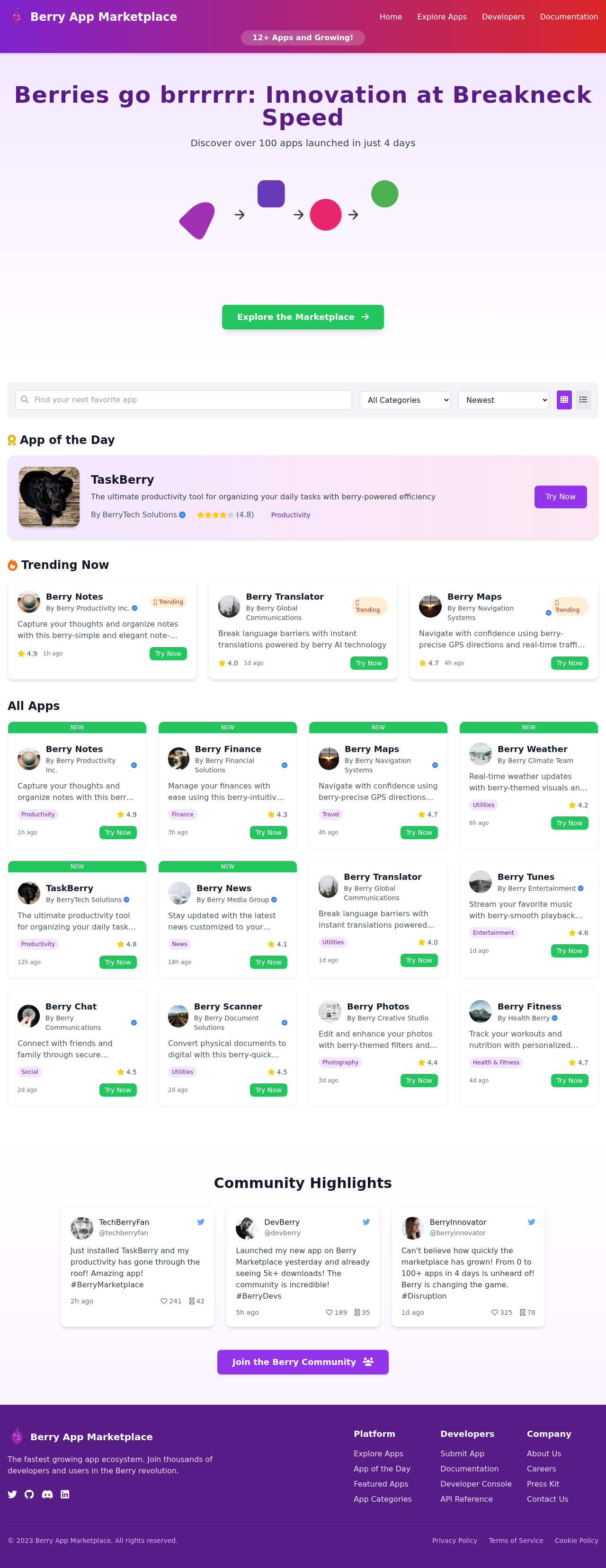 berryapps app