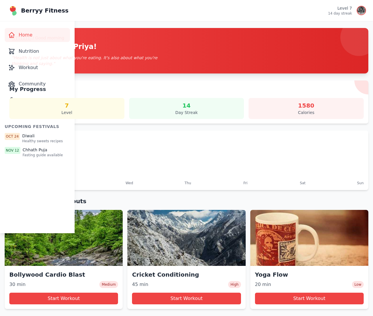 berryfitness app