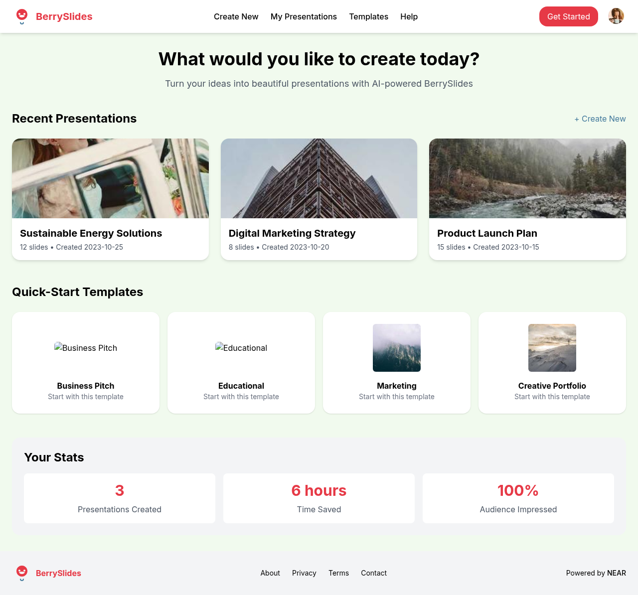 berryslides app