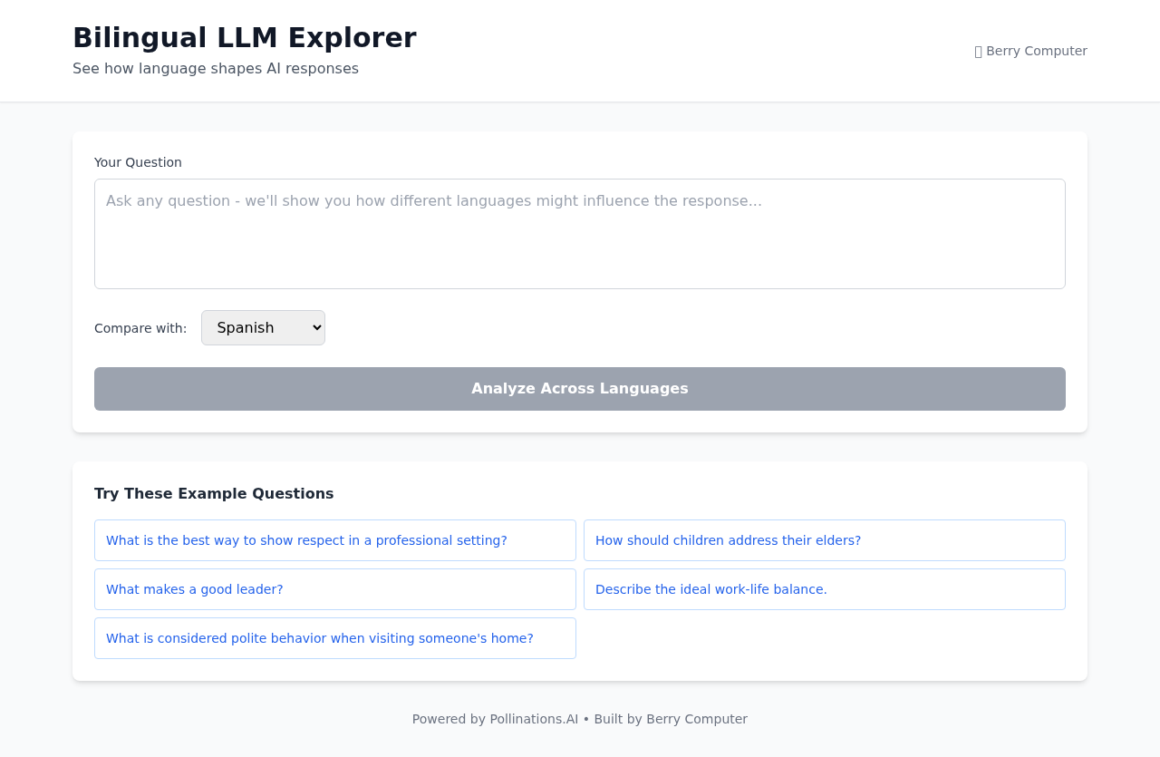 bilingualllm app