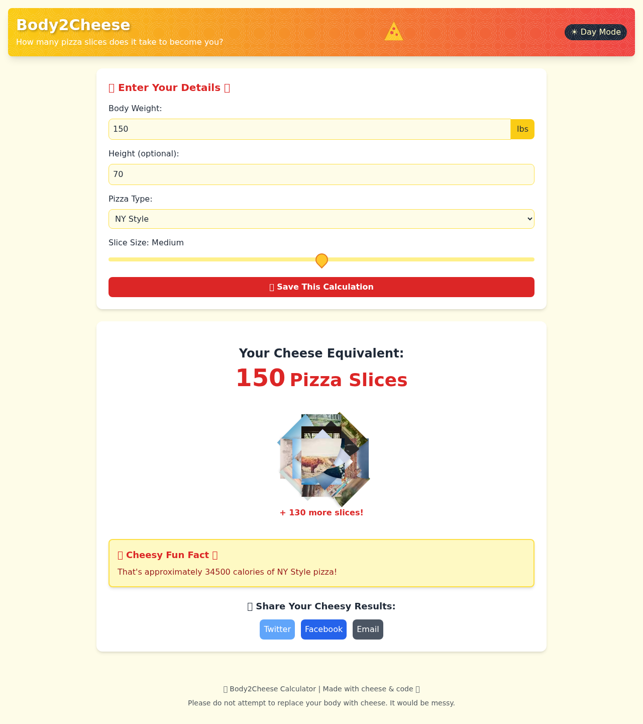body2cheese app