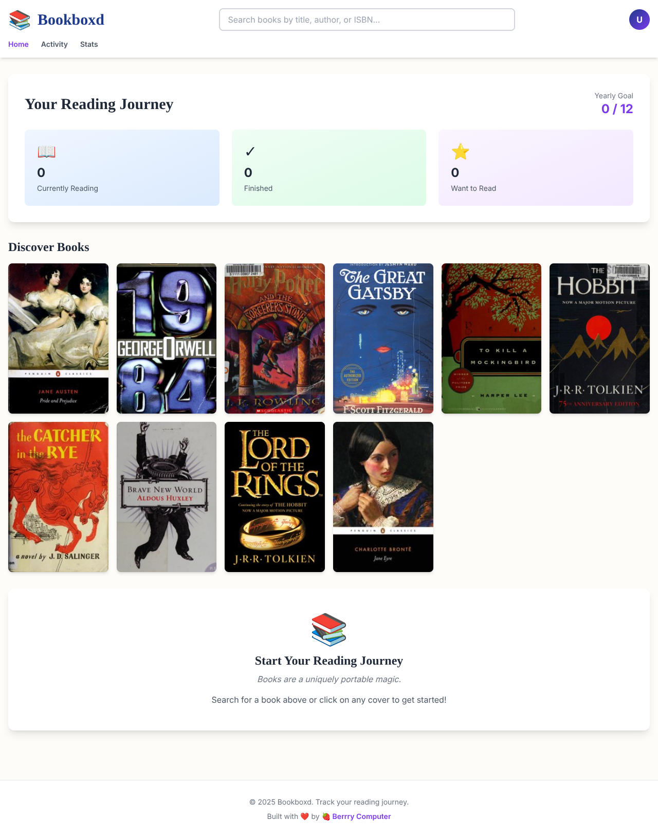 bookboxd app
