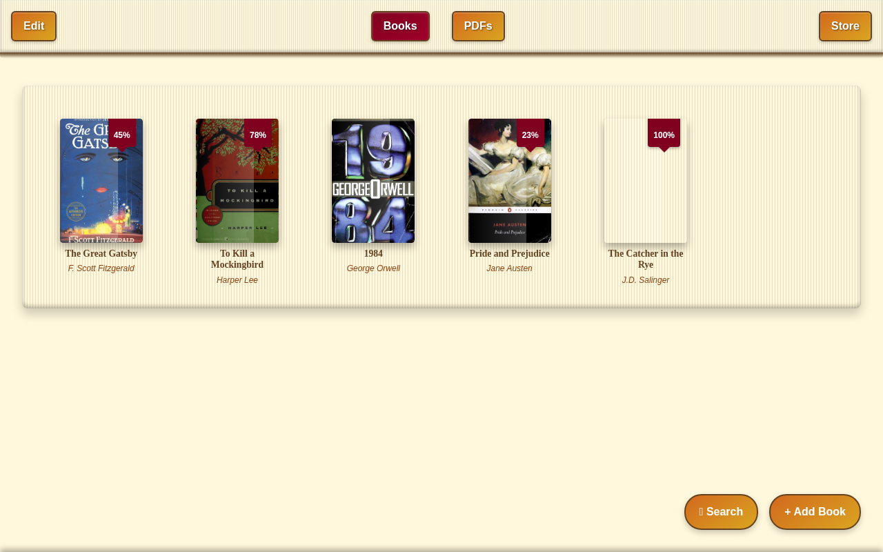 bookshelf app