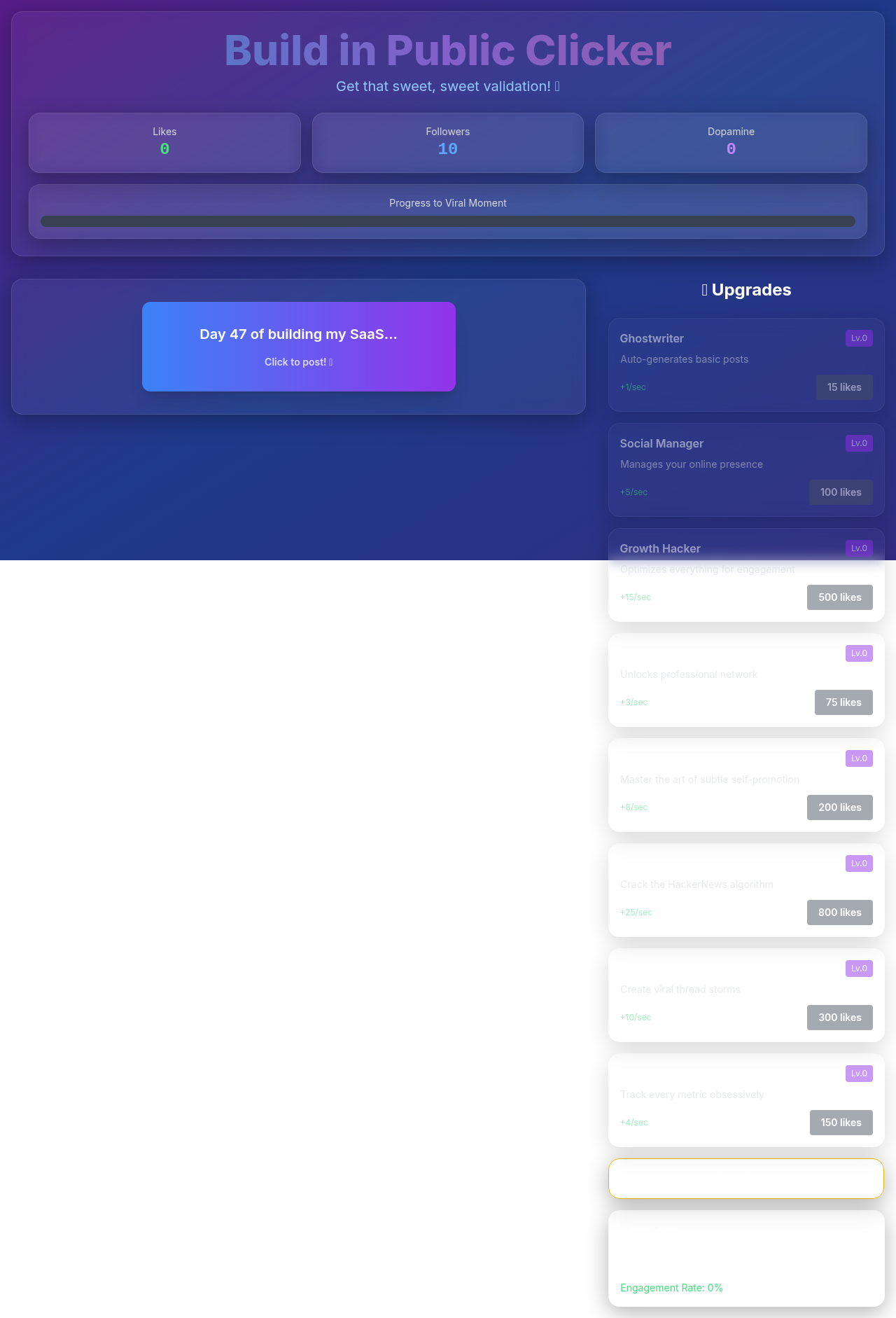 buildinpublic app
