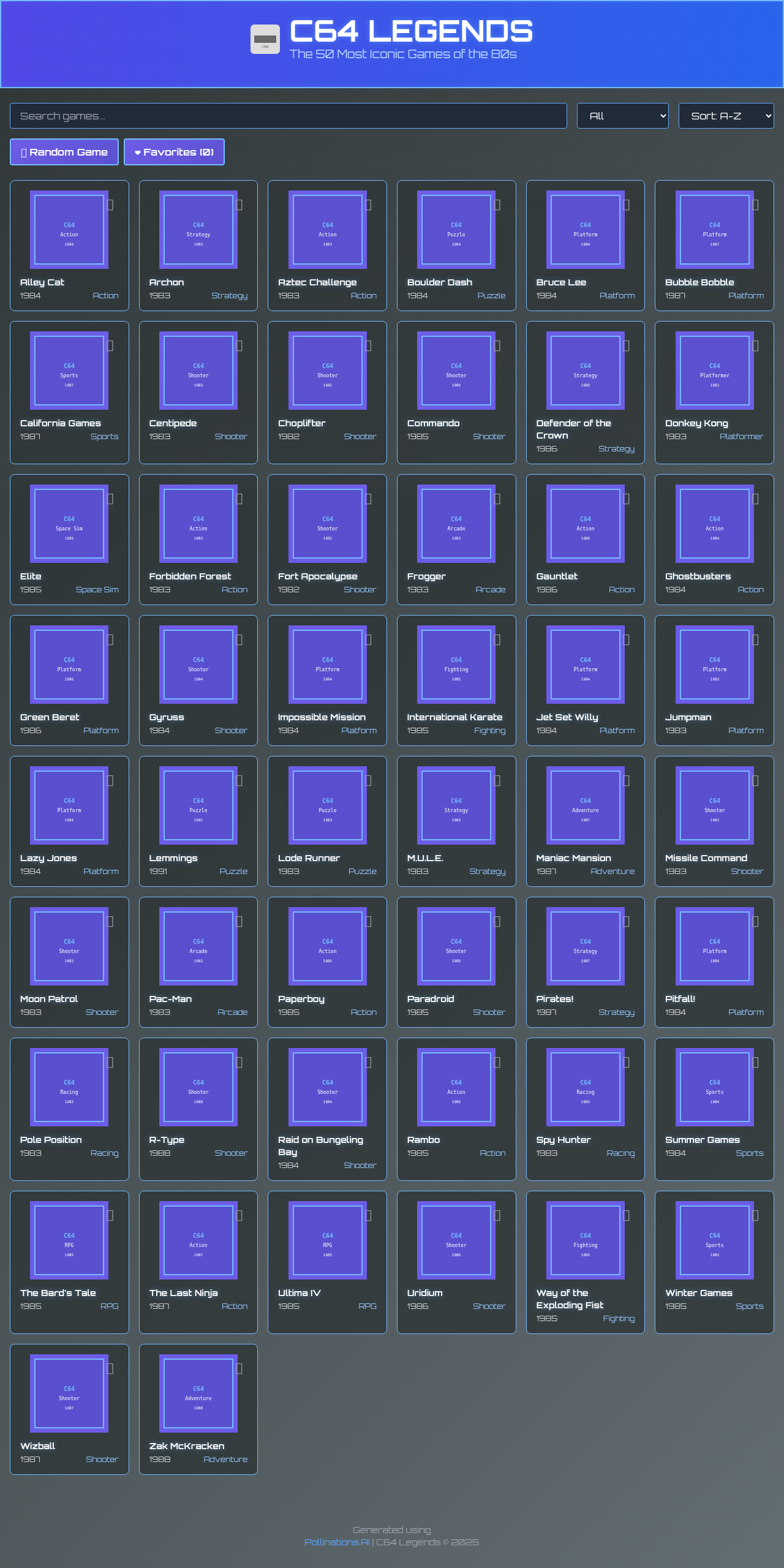 c64legends app