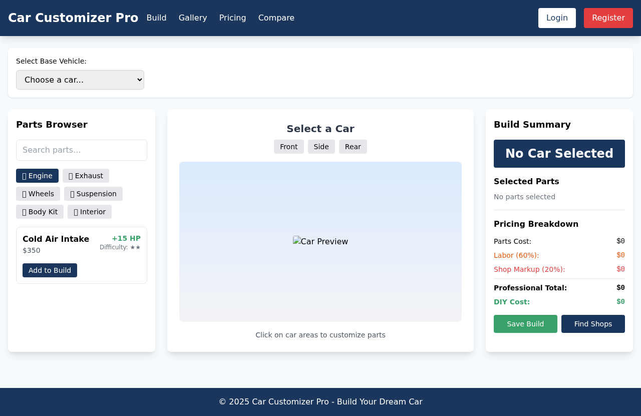 carcustomizer app