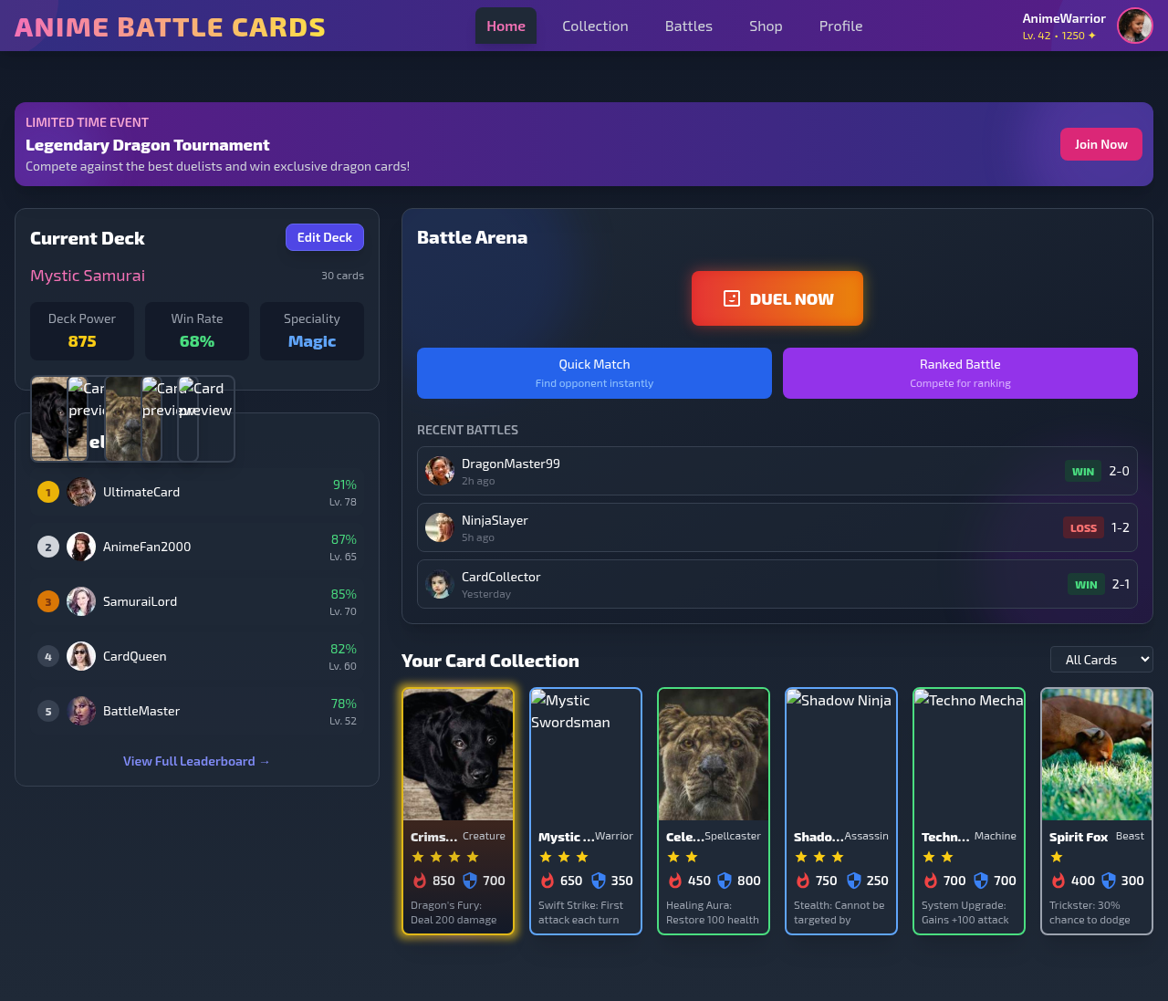 cardcosmos app