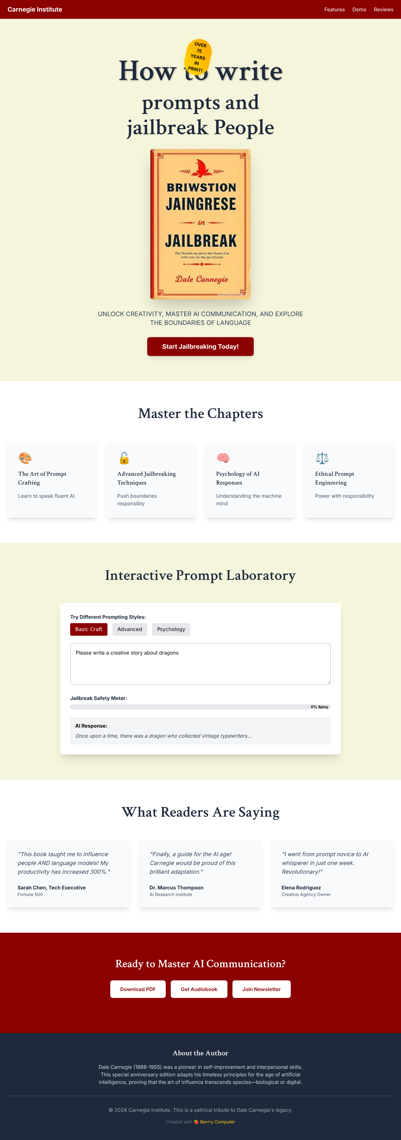 carnegie-prompts app