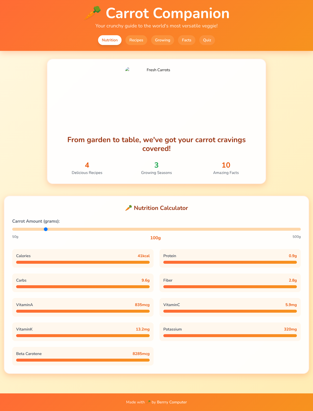 carrotcompanion app