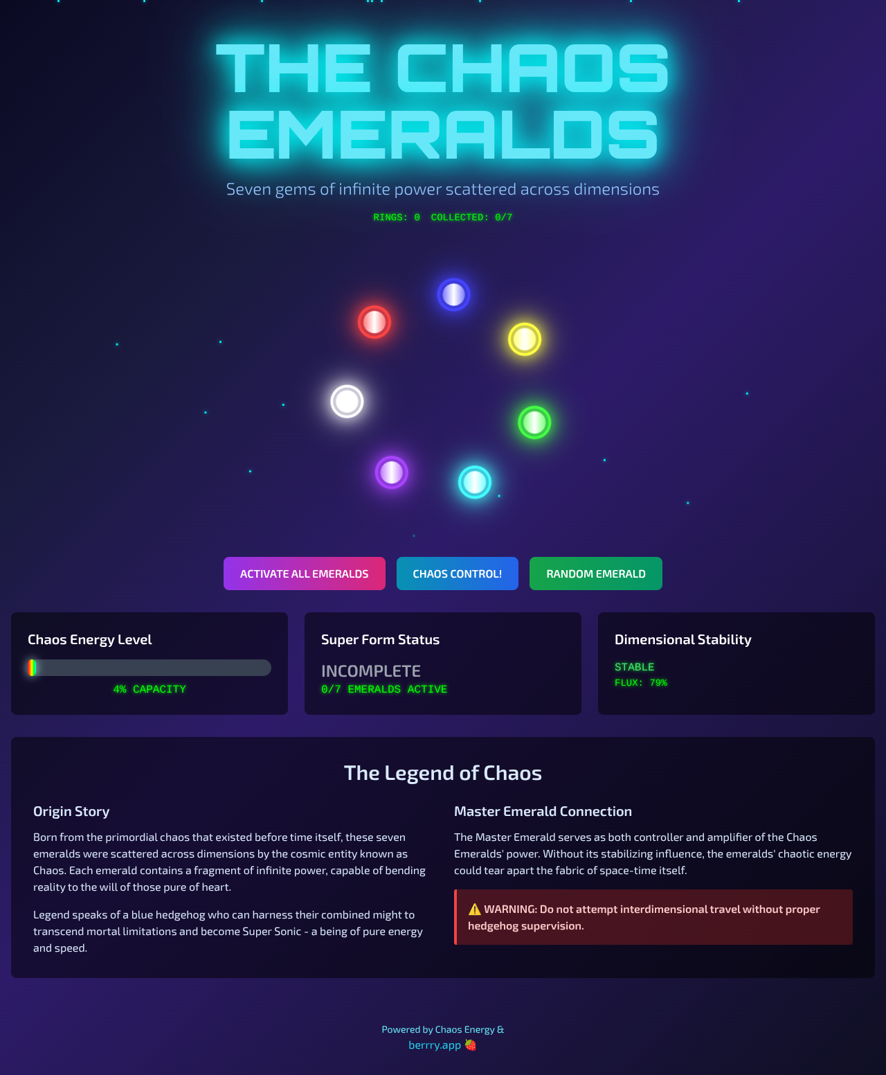 chaosemerald app