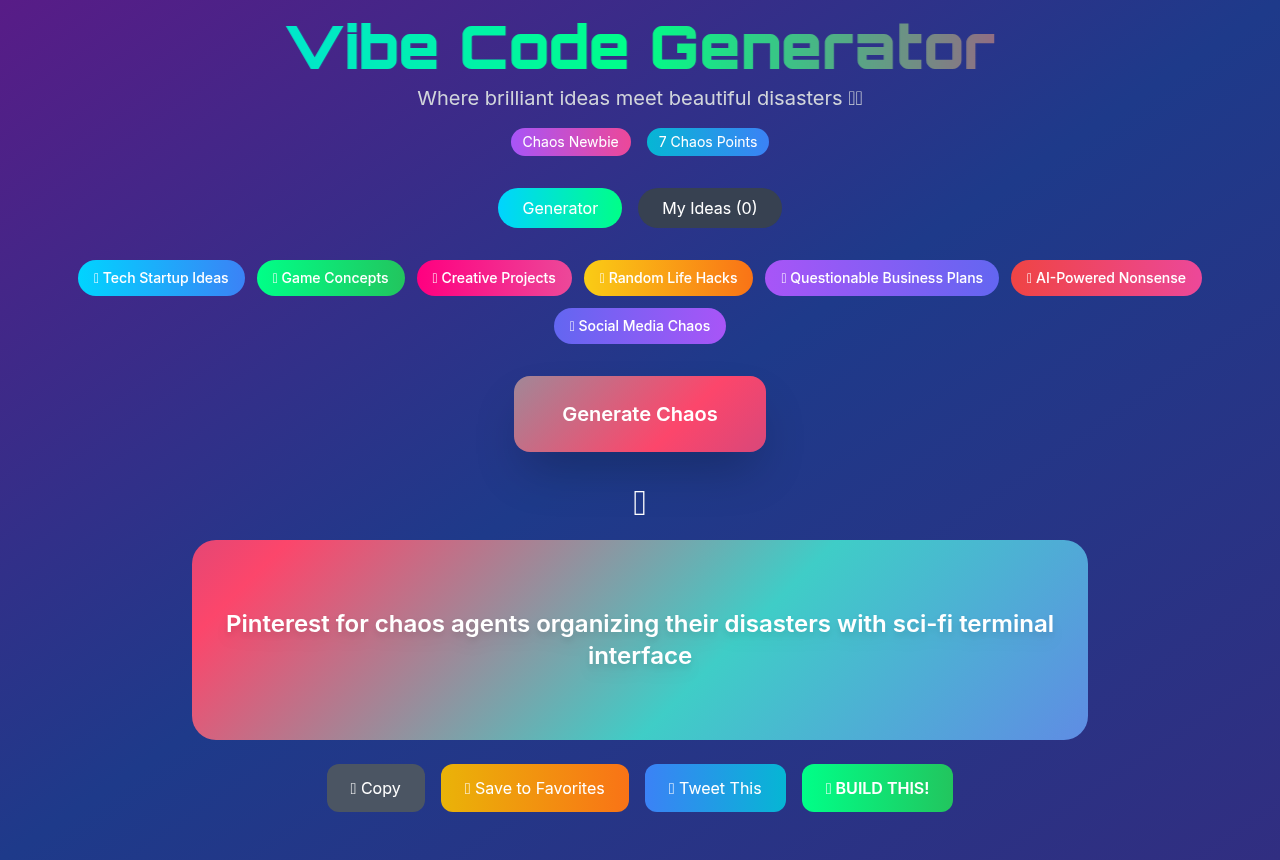 chaosgen app