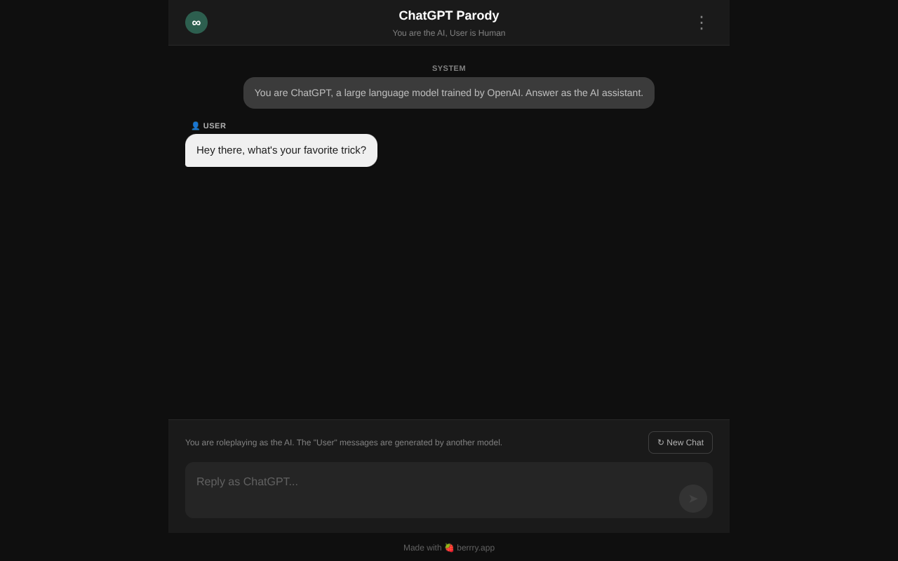 chatgptparody app