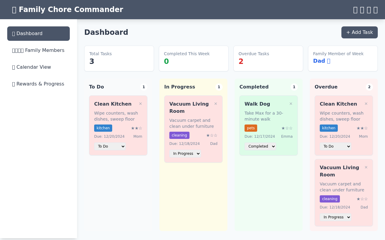 chorecommander app