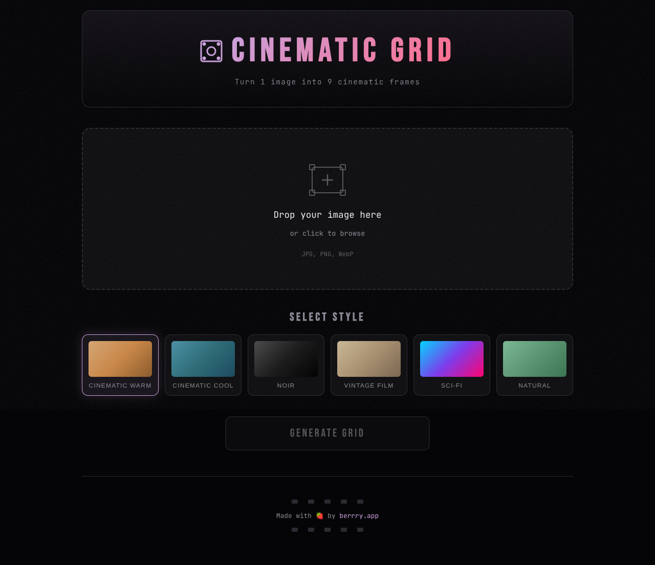 cinegrid app