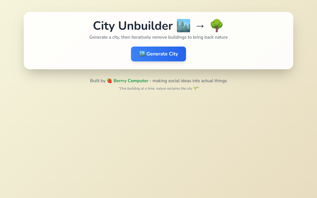 cityunbuilder app