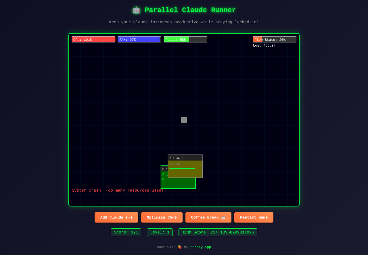 clauderunner app