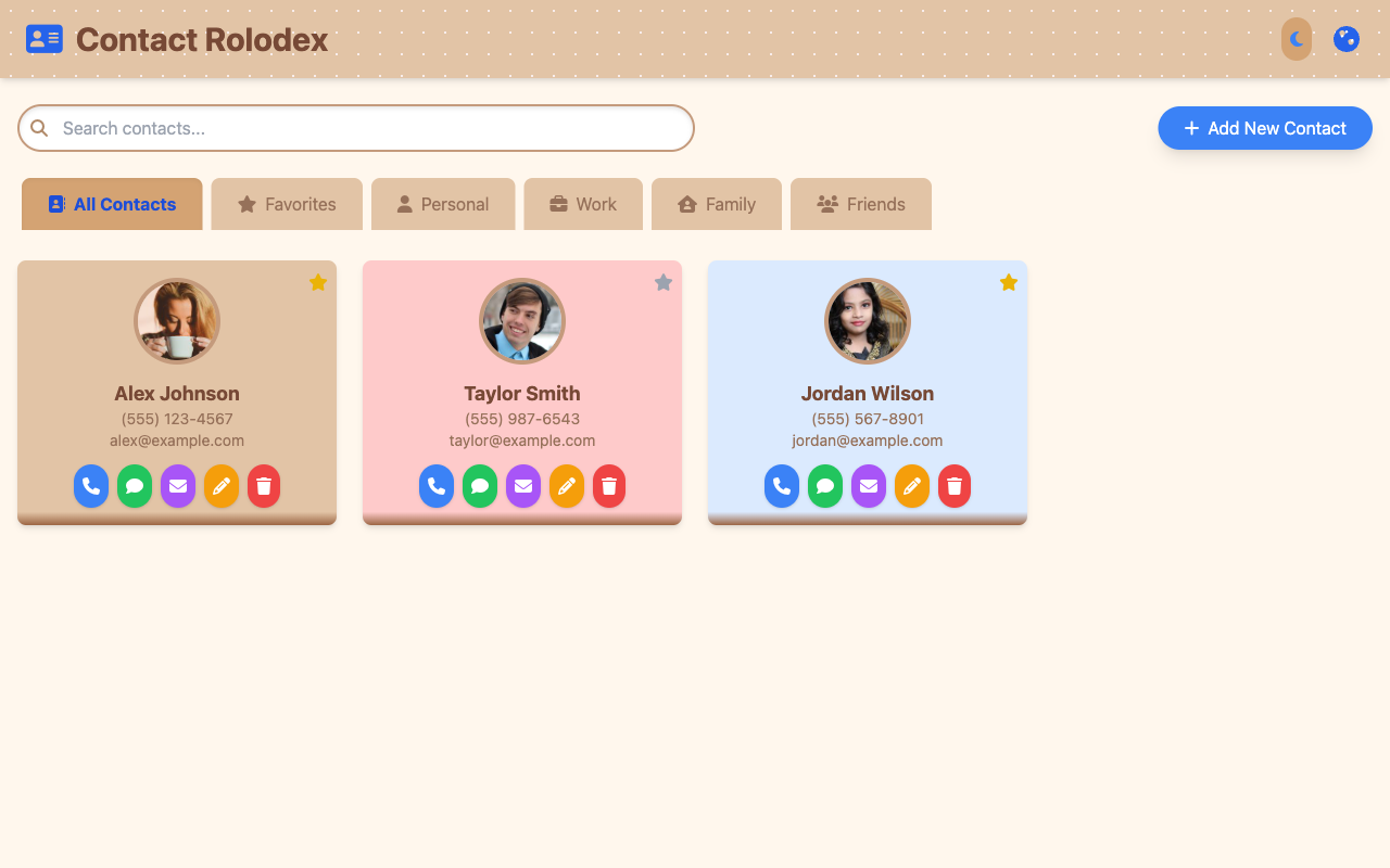clayrolodex app