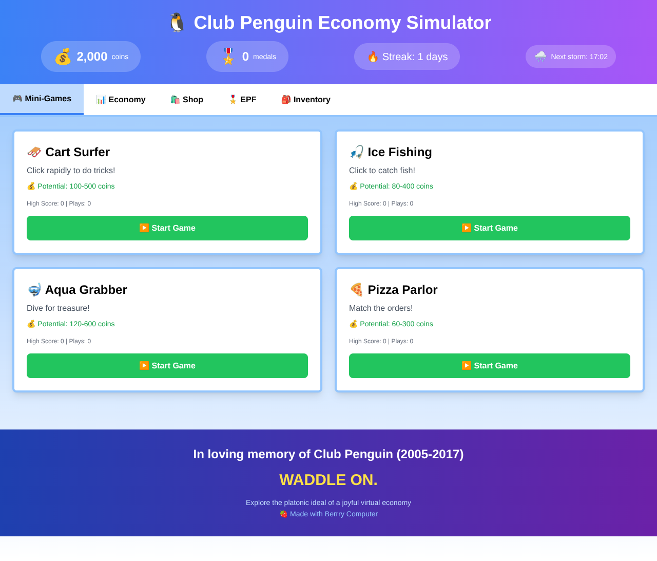 clubpenguin app