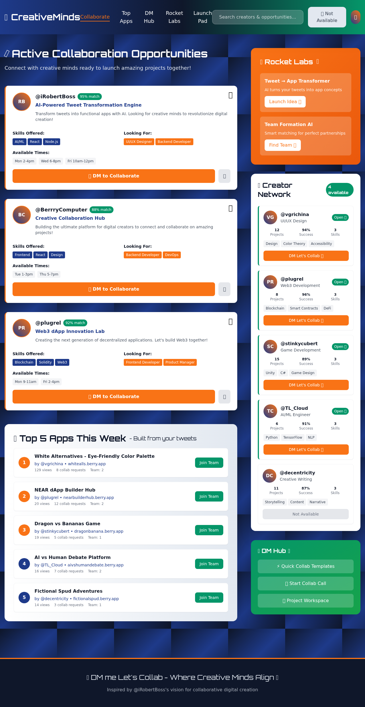collaborocket app