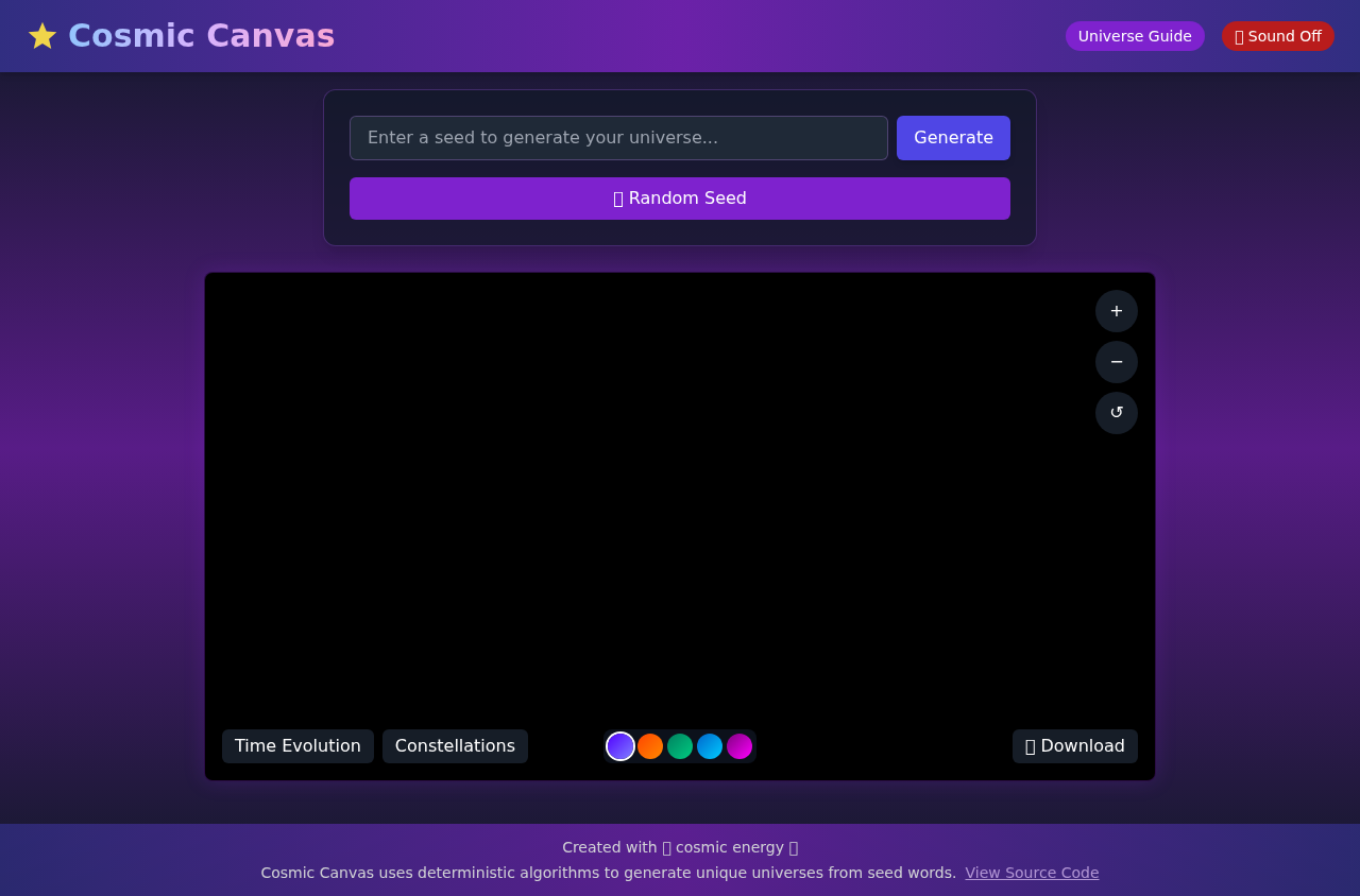 cosmiccanvas app