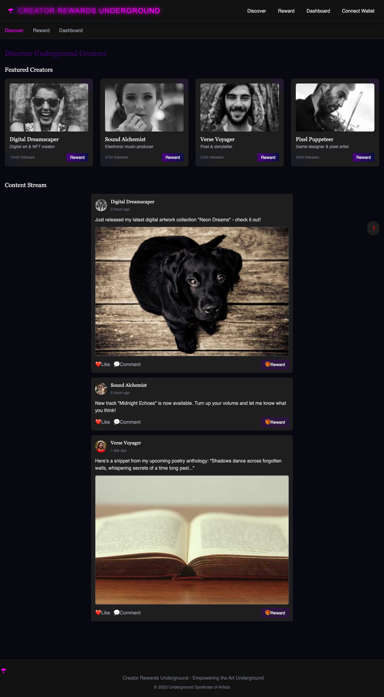 creatorvault app