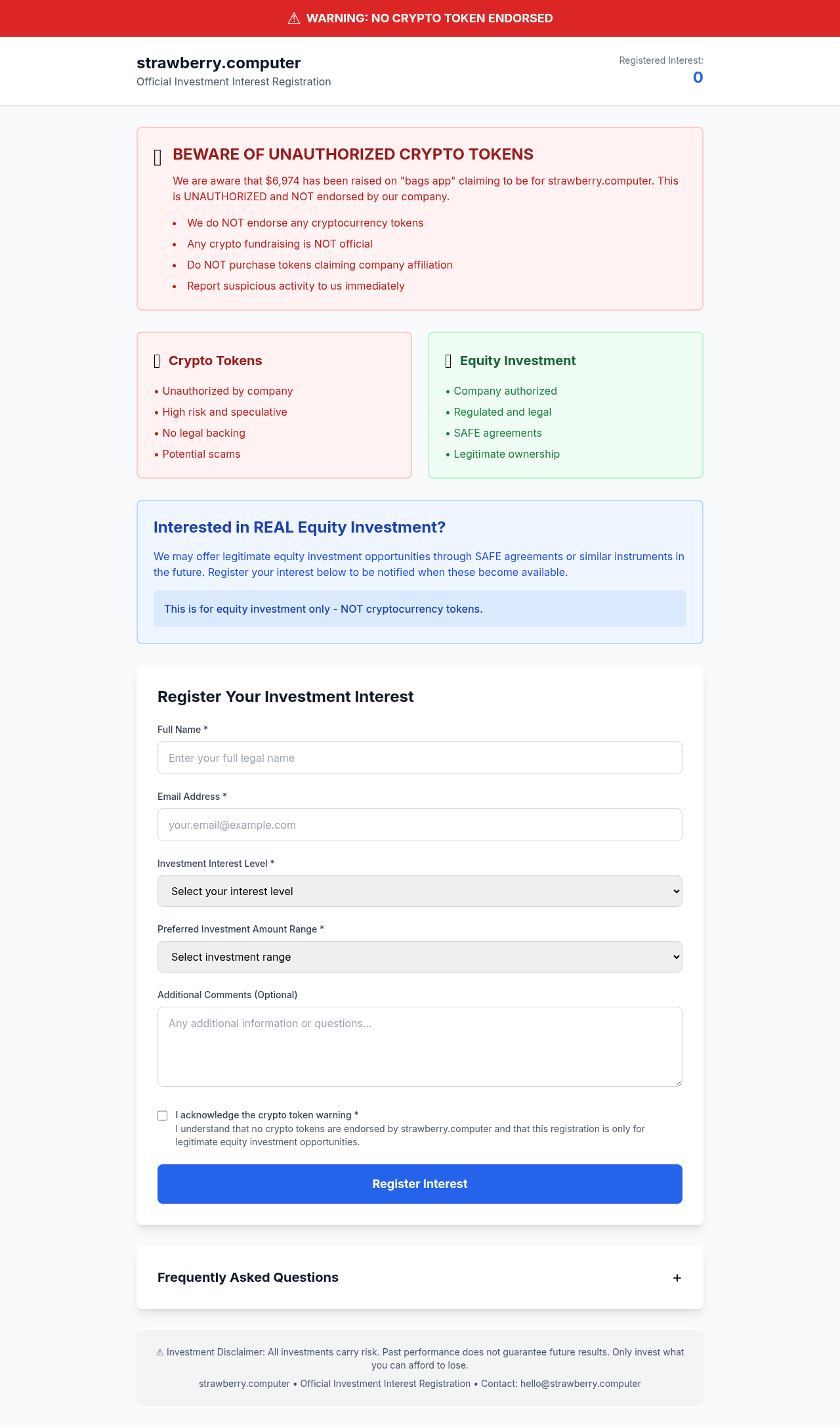 cryptowarning app