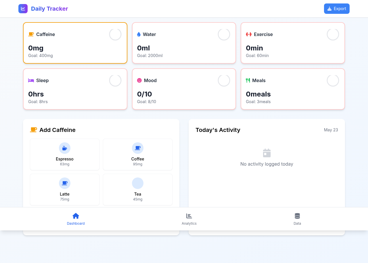 dailytracker app