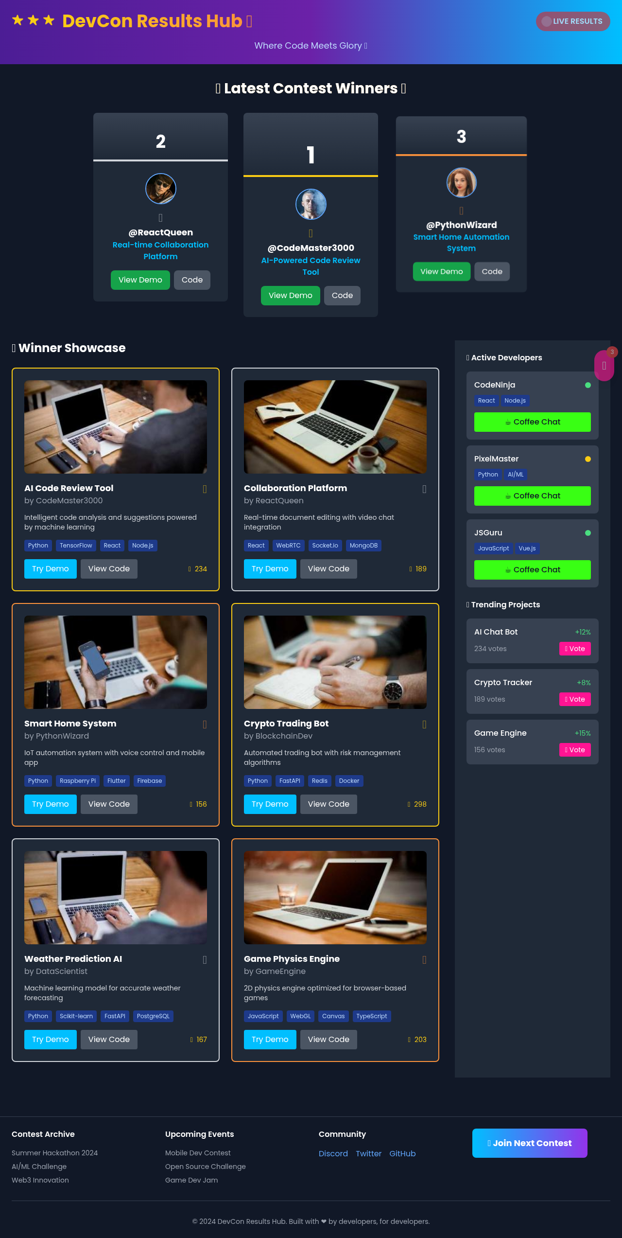 devconhub app