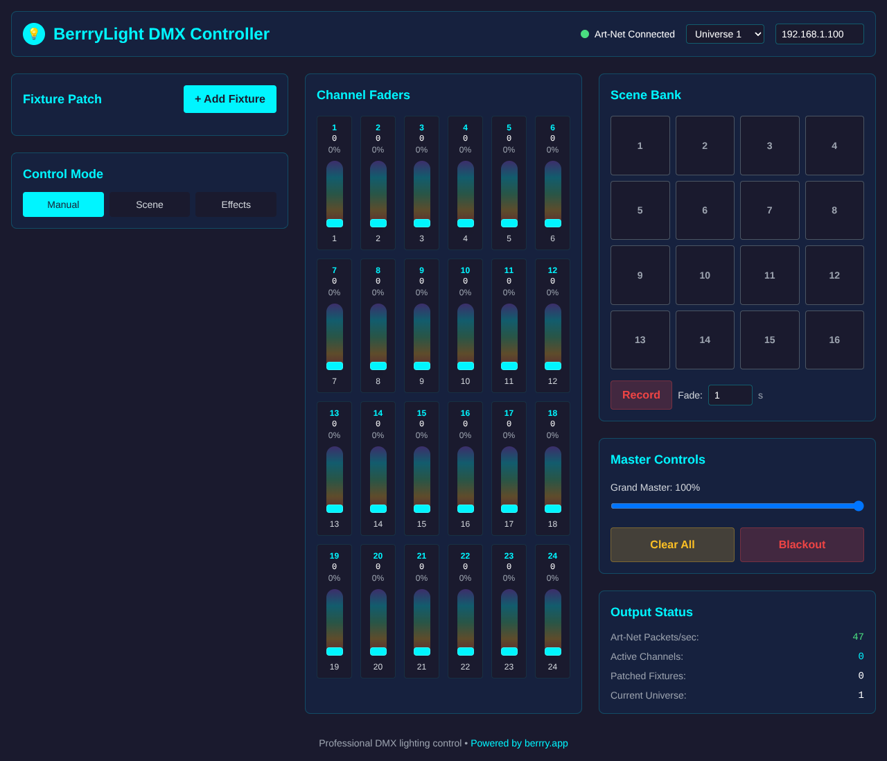 dmxcontrol app
