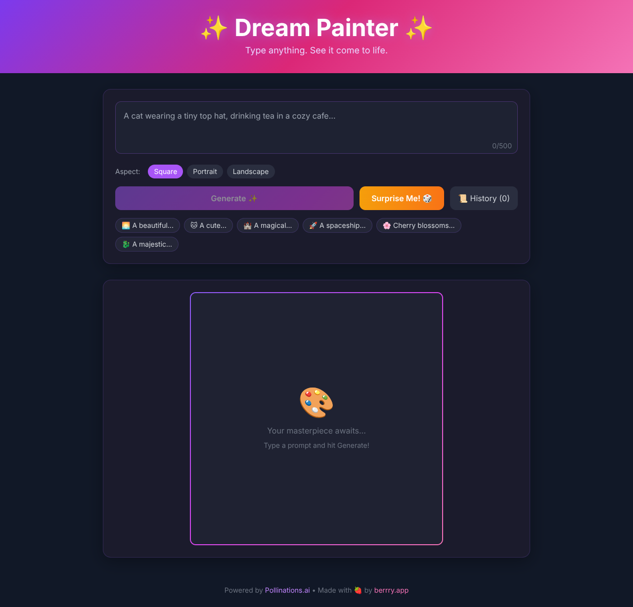 dreampainter app