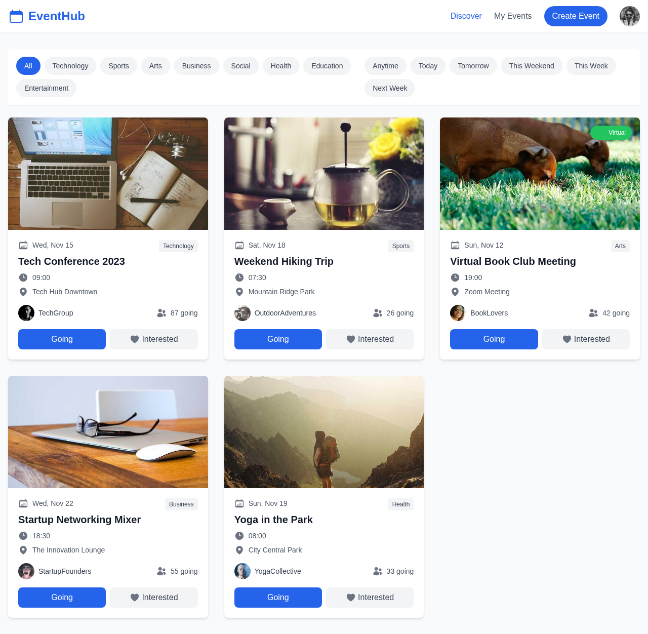 eventfinder app
