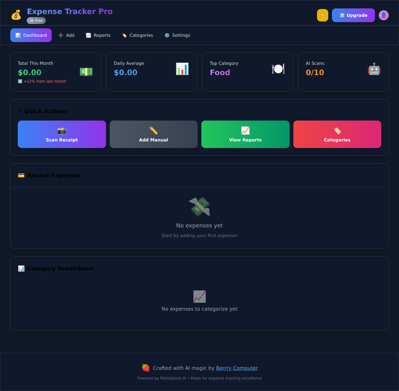 expensetracker app