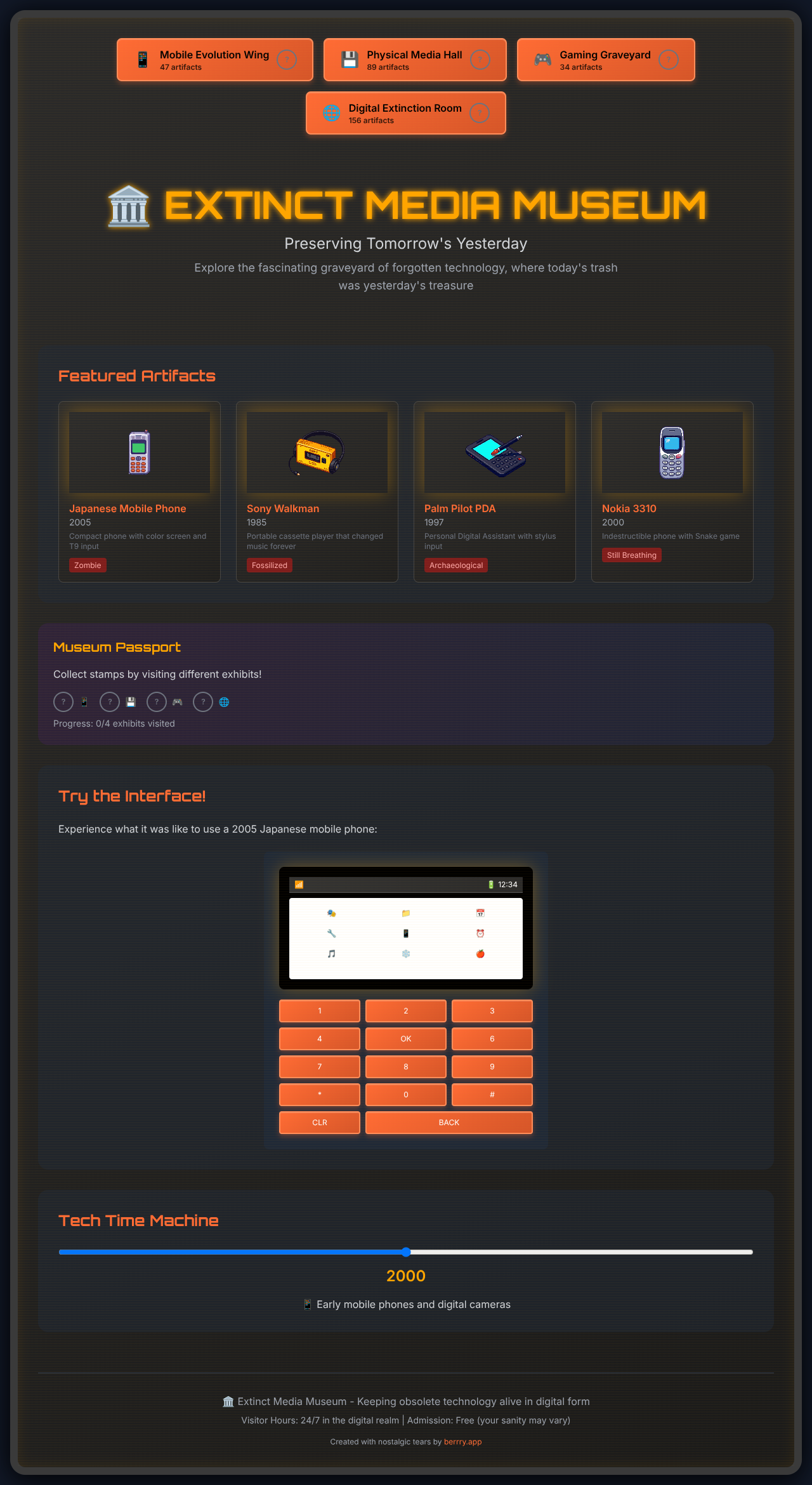 extinctmuseum app