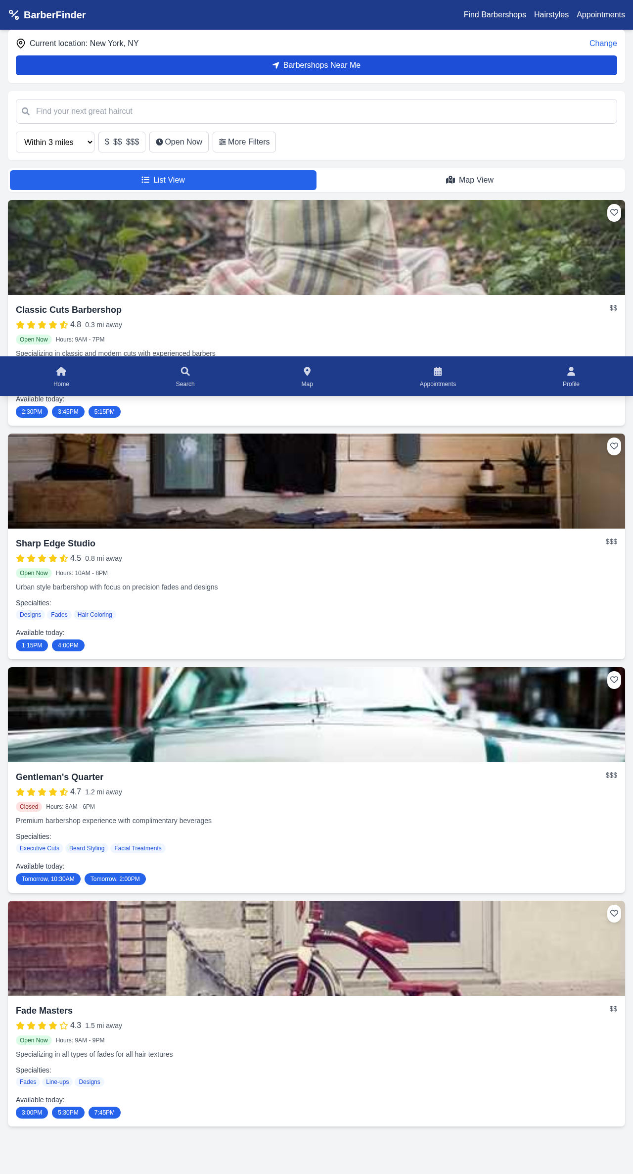 findbarber app