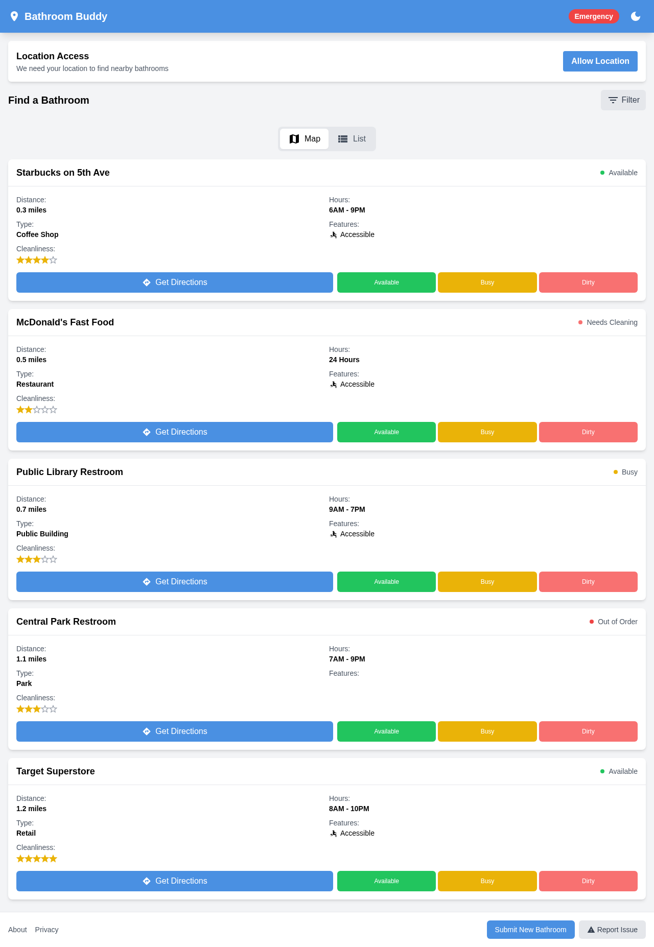 findstall app