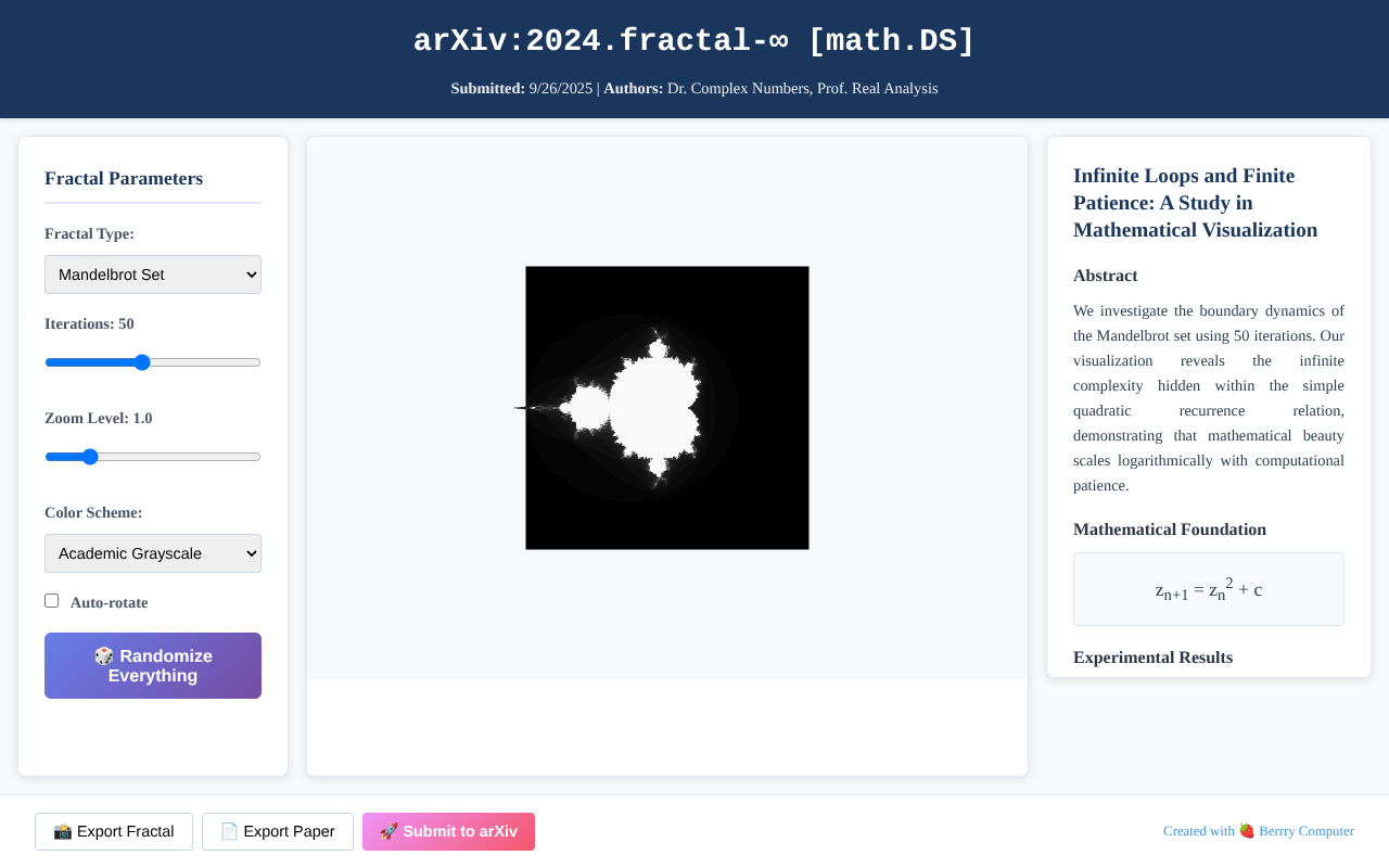 fractal-arxiv app