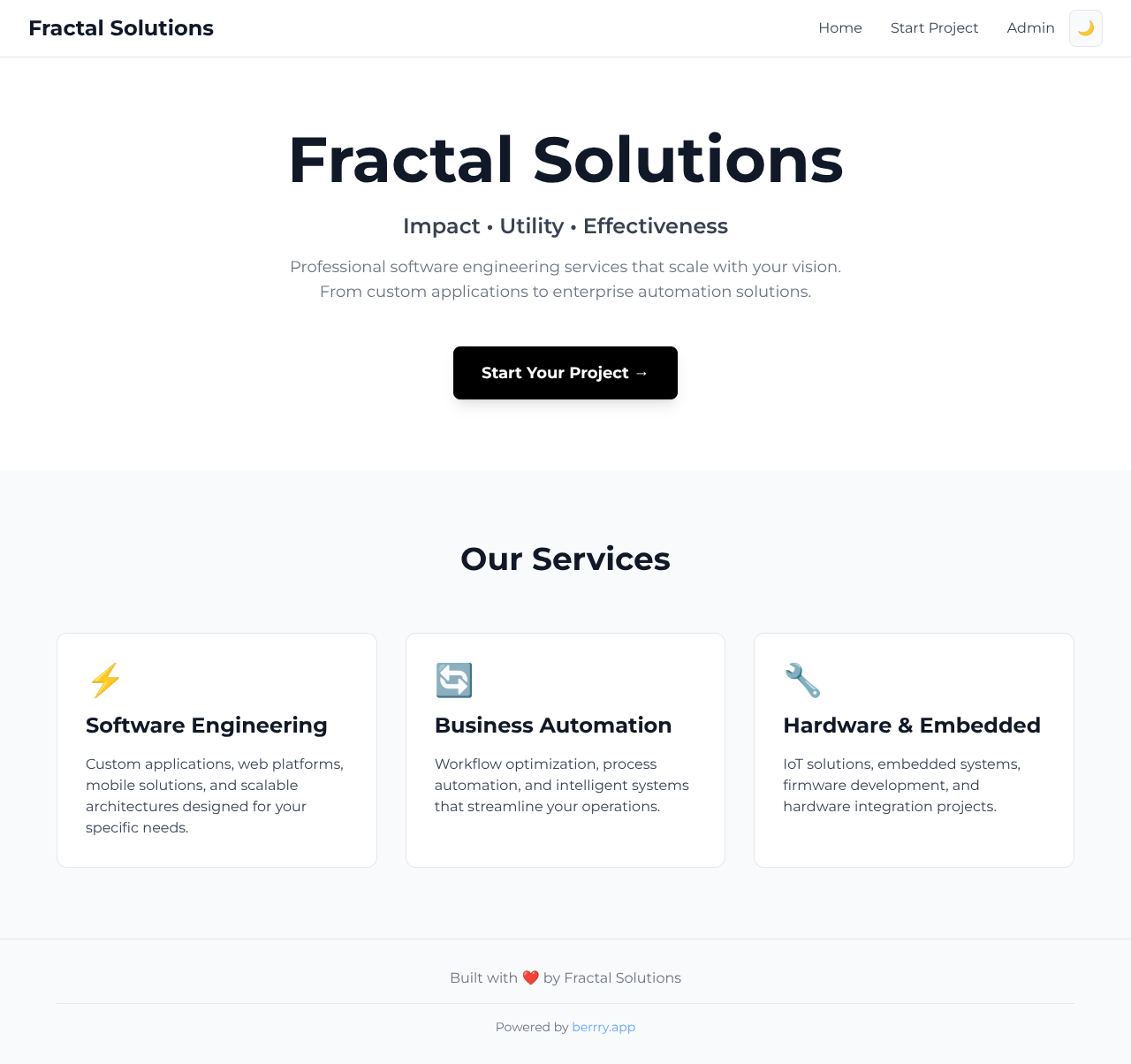fractalsolutions app