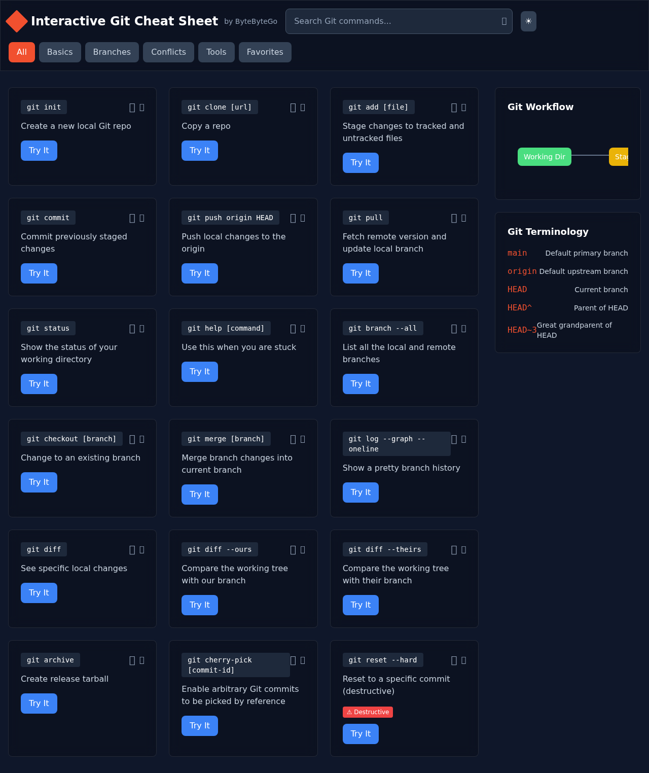 gitcheat app
