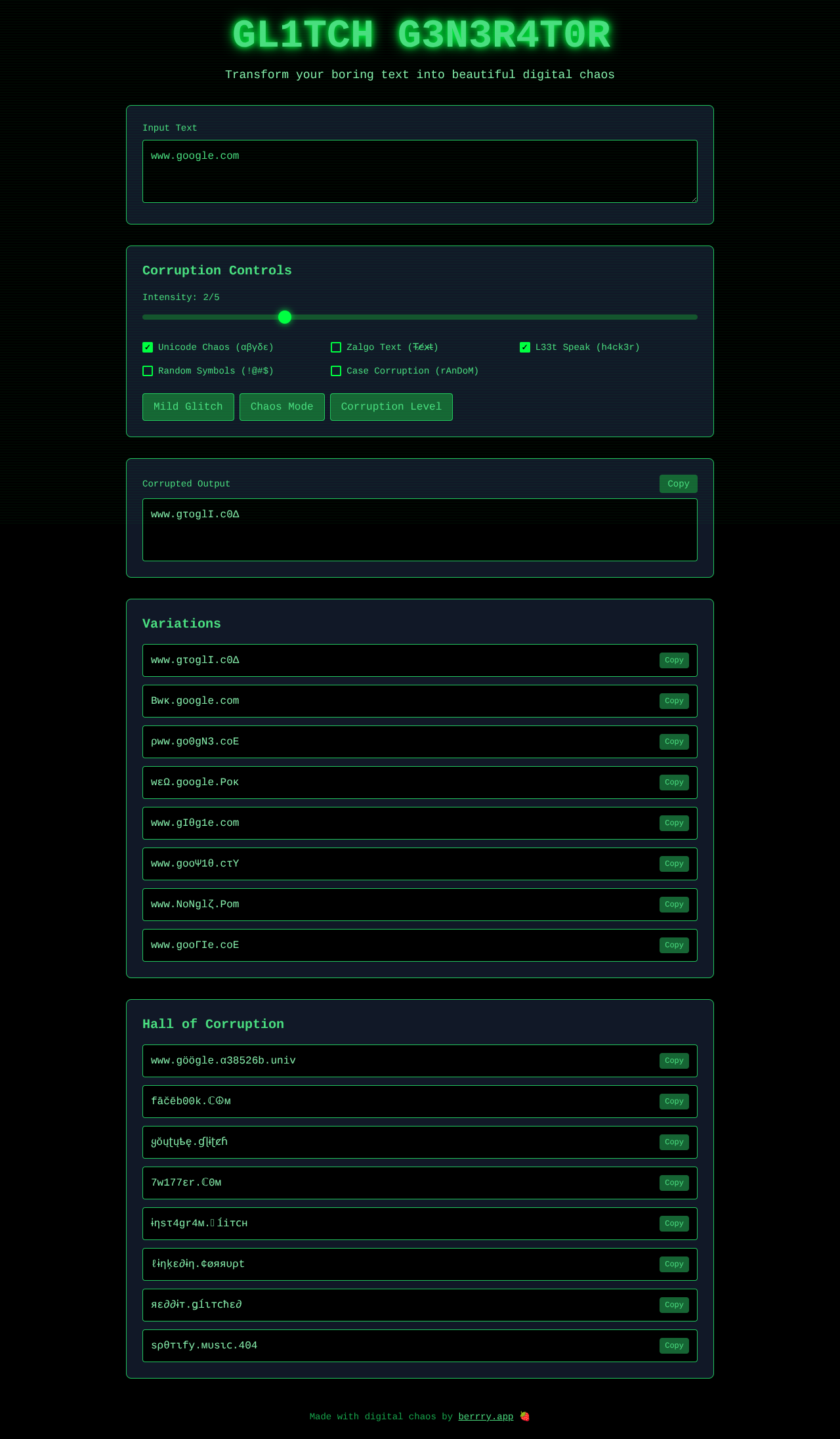 glitch app