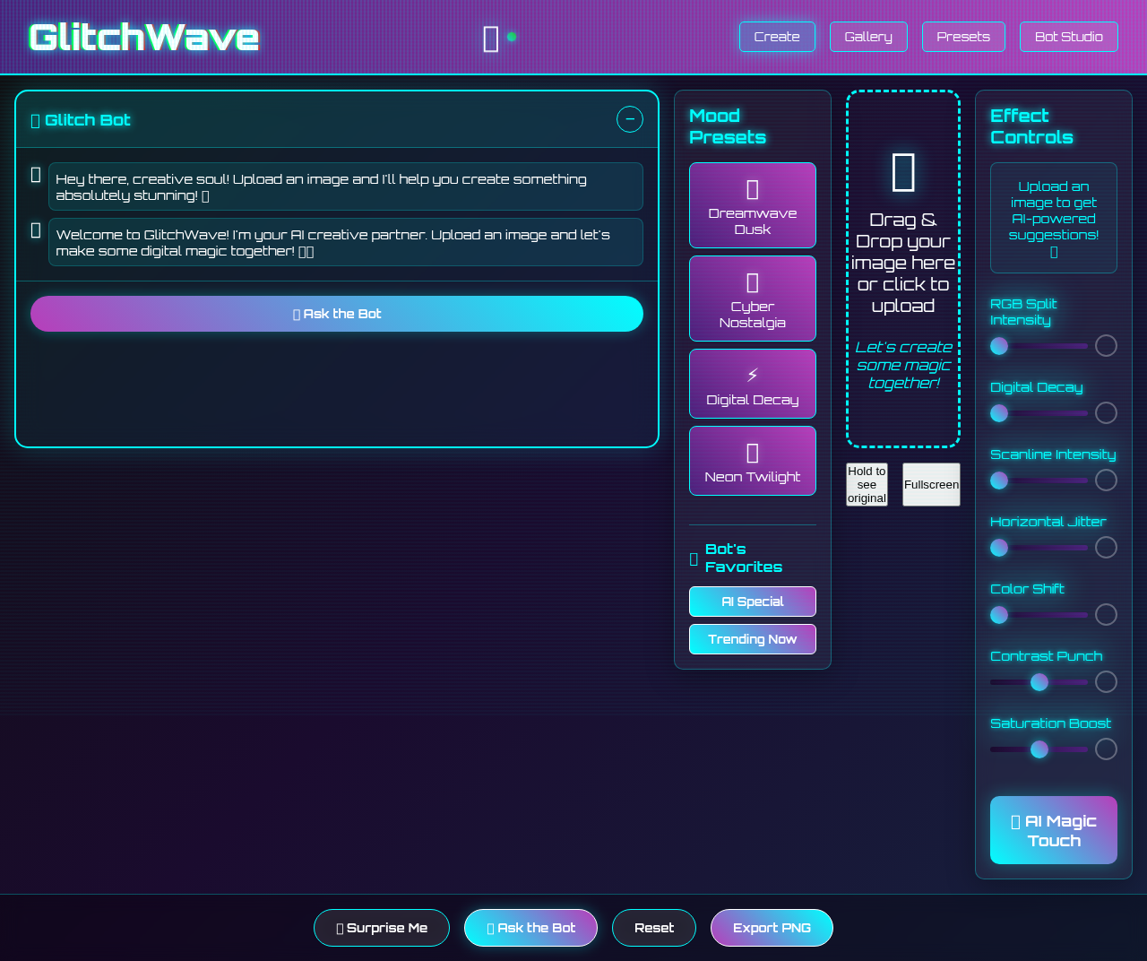 glitchbot app