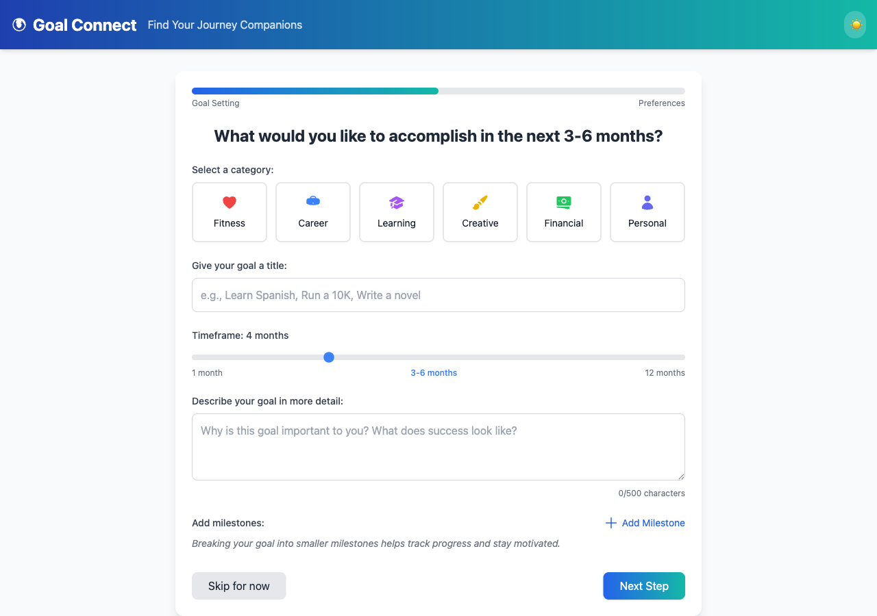 goalconnect app